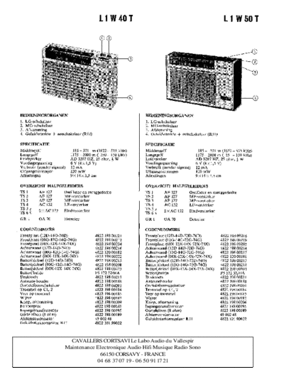 Philips l1w 50 t  Philips Historische Radios L1W50T l1w 50 t.pdf