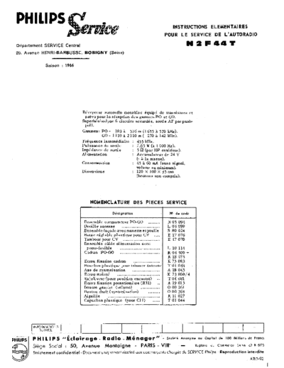 Philips n2f 44  Philips Historische Radios N2F44T n2f 44.pdf