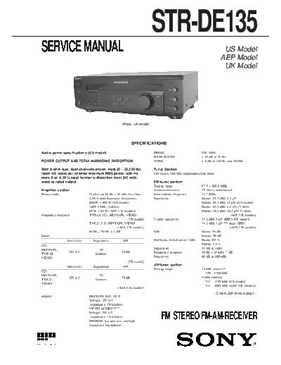 panasonic STR-DE135  panasonic Fax KXFM90PDW Viewing SGML_VIEW_DATA EU KX-FM90PD-W SVC Audio STR-DE135.pdf