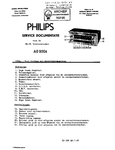 Philips AG9004  Philips Historische Radios AG9004 Philips_AG9004.pdf