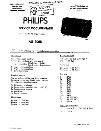 Philips Philips AG9006  Philips Historische Radios AG9006 Philips_AG9006.pdf