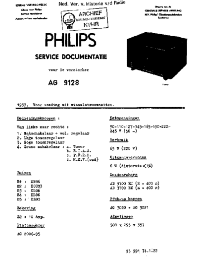 Philips AG9128  Philips Historische Radios AG9161 Philips_AG9128.pdf