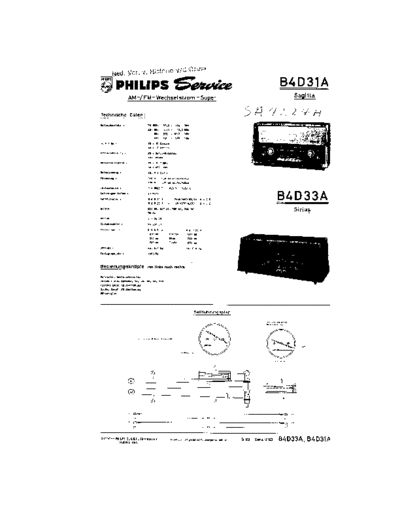 Philips B4D31A  Philips Historische Radios B4D31A B4D31A.pdf