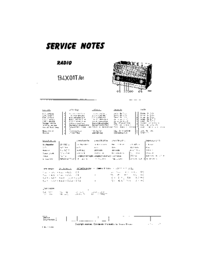 Philips B4X01T  Philips Historische Radios B4X01T B4X01T.pdf