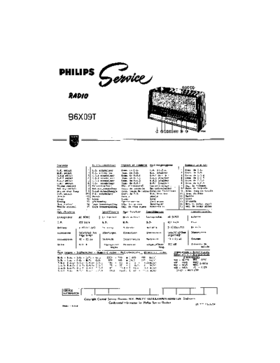 Philips B6X09T  Philips Historische Radios B6X09T B6X09T.pdf