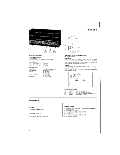 Philips B2X40U  Philips Historische Radios B2X40U B2X40U.pdf