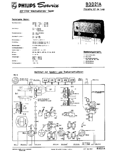 Philips b3d21a am-fm radio 1962 sm  Philips Historische Radios B3D21A philips_b3d21a_am-fm_radio_1962_sm.pdf