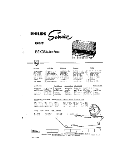 Philips B3X36A  Philips Historische Radios B3X36A B3X36A.pdf