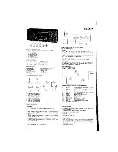 Philips B3X53A  Philips Historische Radios B3X53A B3X53A.pdf