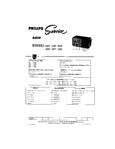 Philips B3X90U  Philips Historische Radios B3X90U B3X90U.pdf