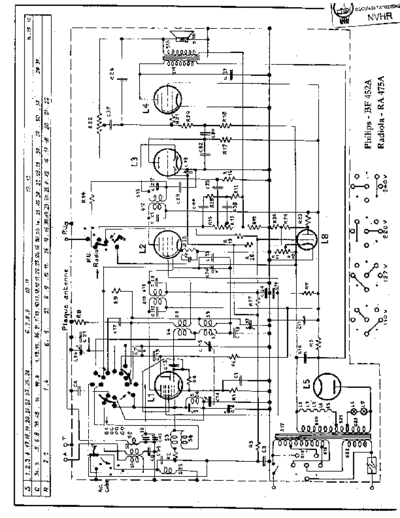 Philips BF452A  Philips Historische Radios BF452A BF452A.pdf