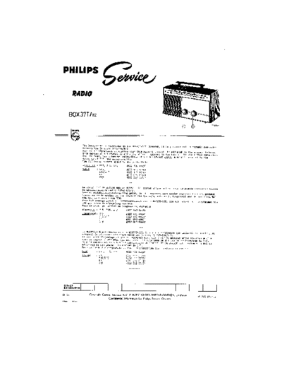 Philips B0X37T  Philips Historische Radios BOX37T B0X37T.pdf