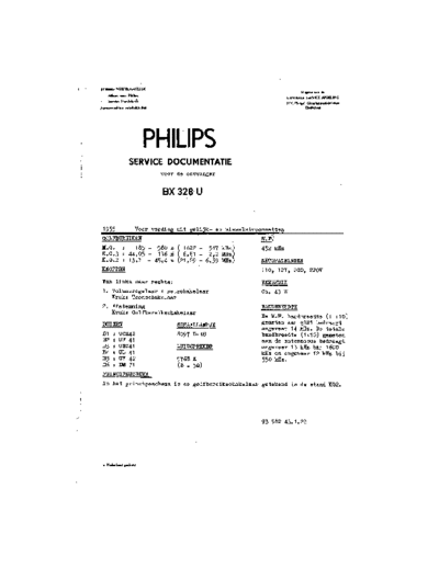 Philips BX328U  Philips Historische Radios BX328U BX328U.pdf