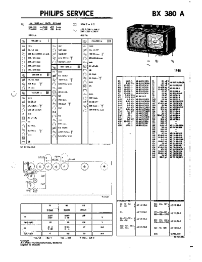 Philips BX380A  Philips Historische Radios BX380A BX380A.pdf