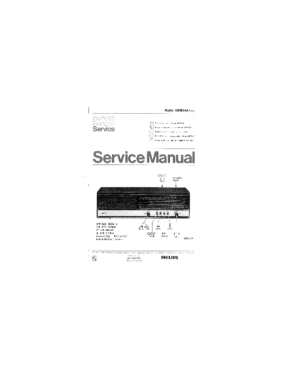 Philips 19RB344  Philips Historische Radios 19RB344 Philips 19RB344.pdf