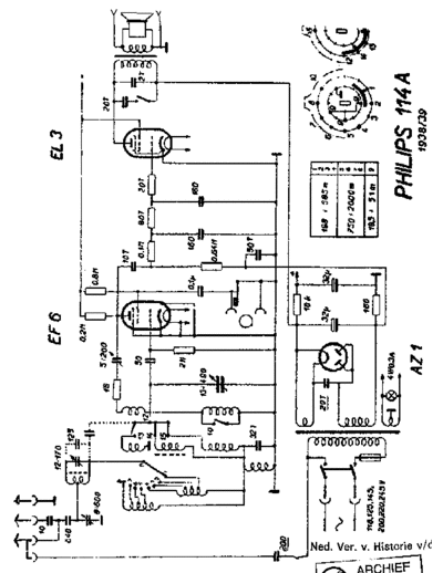 Philips 114A  Philips Historische Radios 114A Philips_114A.pdf