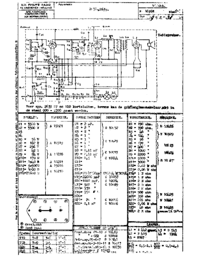 Philips -2636-Schematic  Philips Historische Radios 2636 Philips-2636-Schematic.pdf