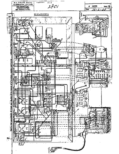 Philips -2801-Schematic  Philips Historische Radios 2801 Philips-2801-Schematic.pdf
