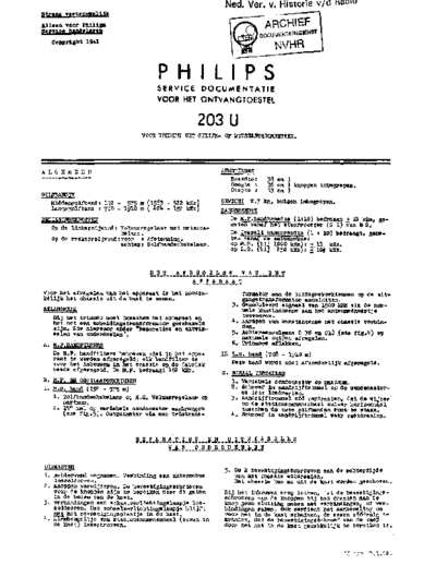 Philips 203U  Philips Historische Radios 207U Philips_203U.pdf