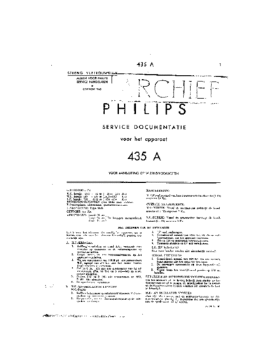 Philips 435A  Philips Historische Radios 435A 435A.pdf