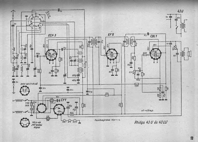 Philips 43 u 43 lu  Philips Historische Radios 43U philips 43 u 43 lu.djvu