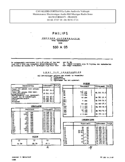 Philips 550 a  Philips Historische Radios 550A 550 a.pdf