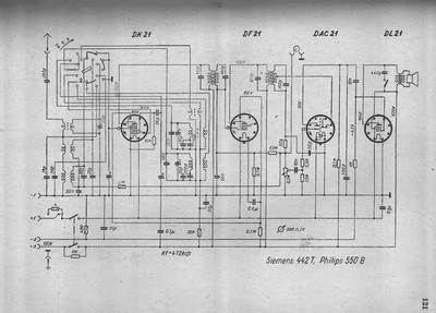 Philips siemens 442 t   550 b  Philips Historische Radios 550B siemens 442 t philips 550 b.djvu