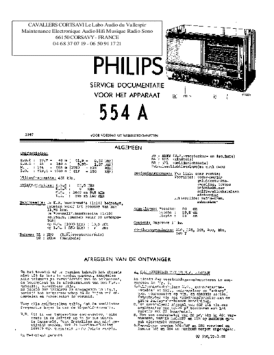Philips 554 a  Philips Historische Radios 554A 554 a.pdf
