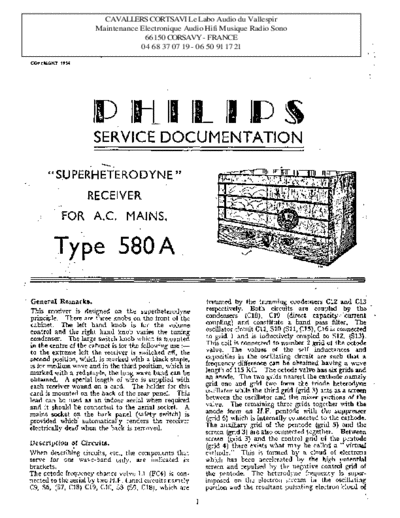 Philips 580 a  Philips Historische Radios 580A 580 a.pdf