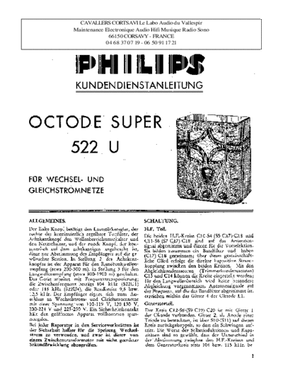 Philips 522 u  Philips Historische Radios 522U 522 u.pdf