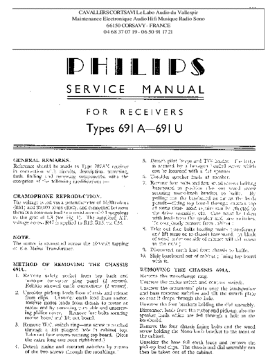 Philips 691 a  Philips Historische Radios 691A 691 a.pdf