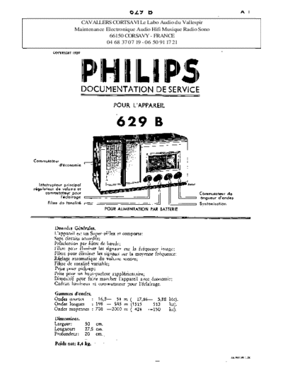 Philips 629 b  Philips Historische Radios 629B 629 b.pdf