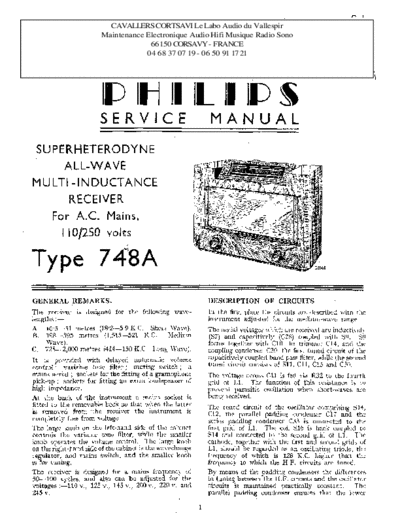 Philips 748 a  Philips Historische Radios 748A 748 a.pdf