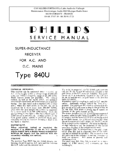 Philips 840 u  Philips Historische Radios 840U 840 u.pdf