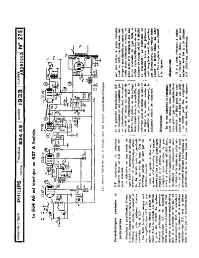 Philips 834 as  Philips Historische Radios 834AS 834 as.pdf