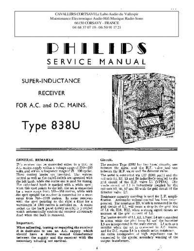 Philips 838 u  Philips Historische Radios 838U 838 u.pdf