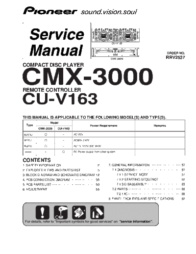 Pioneer hfe pioneer cmx-3000 service  Pioneer CD CMX-3000 hfe_pioneer_cmx-3000_service.pdf