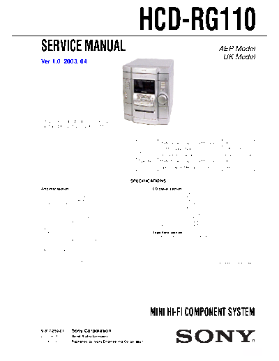 panasonic hcd rg110 sm 174  panasonic Fax KXFM90PDW Viewing SGML_VIEW_DATA EU KX-FM90PD-W SVC Audio hcd_rg110_sm_174.pdf