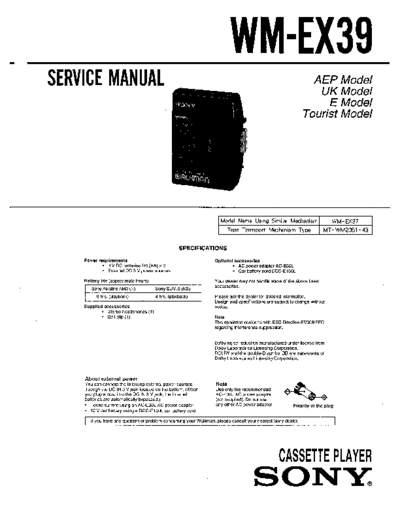panasonic wm-ex39 417  panasonic Fax KXFM90PDW Viewing SGML_VIEW_DATA EU KX-FM90PD-W SVC Audio wm-ex39_417.pdf