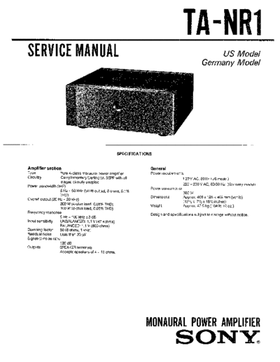 panasonic Sony TA-NR1  panasonic Fax KXFM90PDW Viewing SGML_VIEW_DATA EU KX-FM90PD-W SVC Audio Sony_TA-NR1.pdf