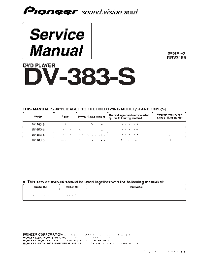 Pioneer hfe   dv-383-s service rrv3165 en  Pioneer DVD DV-383 hfe_pioneer_dv-383-s_service_rrv3165_en.pdf