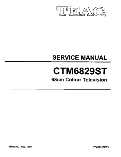 teac CTM6829  teac TV CTM6829.pdf