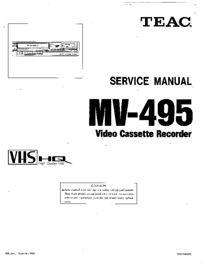 teac MV-495  teac VCR MV-495.pdf