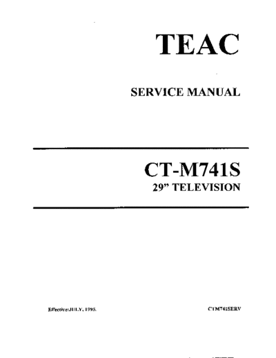 teac CT-741S  teac TV CT-741S.pdf