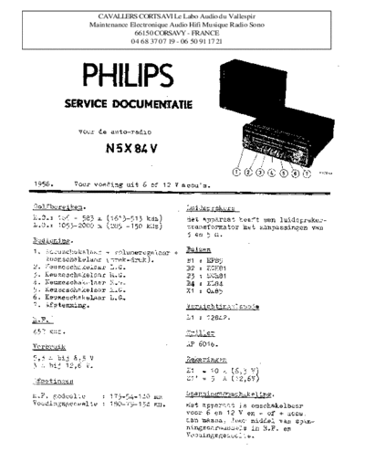 Philips n5x 84 v  Philips Historische Radios N5X84V n5x 84 v.pdf