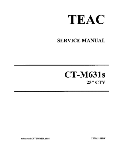 teac CT M631S  teac TV CT_M631S.PDF