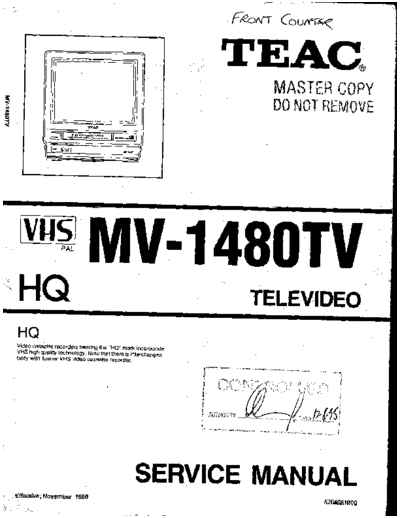 teac MV1480  teac VCR MV1480.pdf