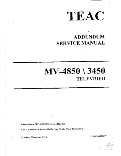 teac MV-4850-3450  teac VCR MV-4850-3450.pdf