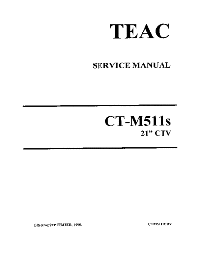 teac CTM511  teac TV CTM511.pdf