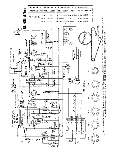 Philips hi 434 a  Philips Historische Radios HI434A hi 434 a.pdf